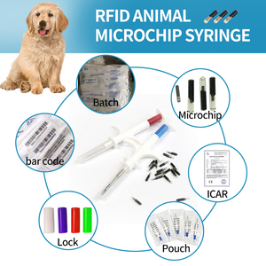 Microchip Transponder FDX-B ICAR RFID per Identificazione <span class=keywords><strong>Animali</strong></span>, 134.2kHz, Tubo in Vetro da 12mm, Mini Siringa Iniettabile per Cani, Gatti e Altri <span class=keywords><strong>Animali</strong></span> Domestici - Product Image 3