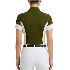 Wholesale cheap price <b>tops</b> high quality breathable <b>horse</b> <b>riding</b> base layer shirt for women's OEM custom elegant look - Product Image 2