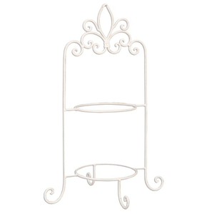 Standing Iron Metal Plate Rack Black Finished Perfect For Kitchenware <b>Tabletop</b> Multifunction Plate <b>Storage</b> Holder - Product Image 1