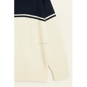 Cárdigan de punto grueso de lana/acrílico transpirable para hombre, estilo chaqueta con cremallera y cierre de botones cubiertos, ideal para invierno. Venta al por mayor. - Product Image 5