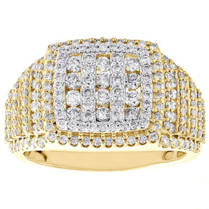 Anillo de Compromiso Clásico con Moissanita, Anillo de Dedo Meñique Unisex Personalizado, Regalo de Cumpleaños, Plata de Ley 925 - Product Image 1