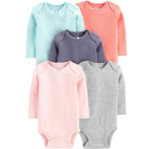 Survêtement bébé 100% coton, 160 g/m², tricoté, couleur unie, coloré, col rond, col en V imprimé, décontracté, fournisseur du Bangladesh. - Product Image 4
