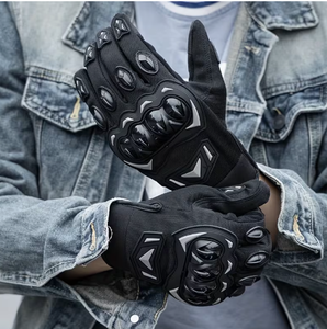 Gants de moto respirants pour hommes, compatibles avec les écrans tactiles et à doigts entiers, pour la course et le vélo - Product Image 5