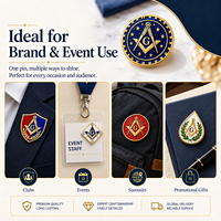 Broche personnalisée avec logo, esthétique minimaliste moderne, abstraite, de qualité supérieure, livraison rapide, économique, vente en gros