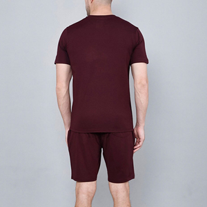 Conjunto de Camiseta y Pantalones Cortos para Hombre, Diseño Elegante, Ligero, Antiarrugas, Cómodo, de Alta Calidad, en Oferta - Product Image 3