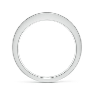 แหวนทองคำแท้ 14k ดีไซน์หรูหรา ประดับทับทิมทรงเหลี่ยม 2.4 มม. แบบฝังเพชรครึ่งวง สำหรับเจ้าสาว เครื่องประดับชั้นดี แหวนแต่งงาน - Product Image 4