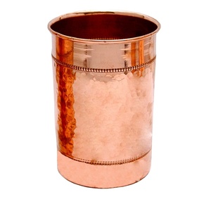 ที่มีคุณภาพที่ดีที่สุดทองแดงแก้วที่มีรูปทรงกลมและทำด้วยมือทองแดงแก้วน้ำสำหรับบ้านและร้านอาหารและสำนักงานใช้ - Product Image 1