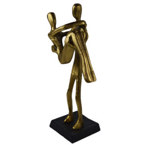 Figura Humana Bailando en Latón y Aluminio para Decoración del Hogar, Oficina, Mesa o Escuela, Última Llegada - Product Image 2