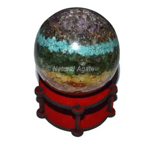 Wholesaler of 7 Chakra Bonded Orgonite Energy Sphere | 7 Chakra Bonded Orgonite Energy Sphere Supplier