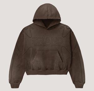 Hoodie personnalisé à impression sérigraphique, manches longues, dernières arrivées, hoodies pour hommes, impression sérigraphique vintage, effet délavé - Product Image 4