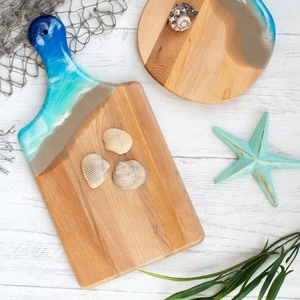 Handcrafted wood chopping <b>board</b> kitchen cutting <b>board</b> solid wood butcher block durable for slicing vegetables meat - Product Image 1