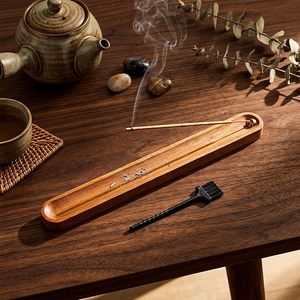 Quemador de Incienso Chino de Sándalo para Varillas con Recolector de Ceniza, para Meditación, Yoga, Hogar, Regalo, Entrega Rápida - Product Image 2