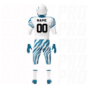 Jersey de Fútbol Americano Profesional de Alta Calidad para Adultos, Diseño de Equipo Sublimado en Dos Tonos, Uniforme de Fútbol de Alto Rendimiento Personalizado - Product Image 4