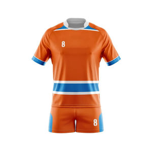 Conjuntos de camisetas de rugby sublimadas con estampado completo, uniforme de rugby de alta calidad para entrenamiento deportivo masculino, ropa de fútbol. - Product Image 5