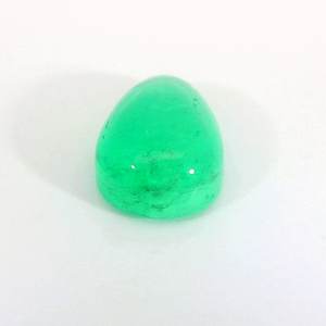 Esmeralda Natural en Forma de Pera, Cabujón, Gema Verde, Piedra Suelta Genuina, Grado Excelente y Raro para Joyería Fina - Product Image 4