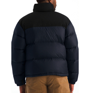 Chaqueta Acolchada para Hombre con Bloques de Color, Cuello Alto, Cierre de Cremallera, Relleno de Poliéster, Uso Casual de Invierno, Largo Regular, Parte Delantera Tejida - Product Image 2