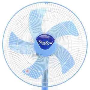 Vietnam-Made 16-Inch Electric Classic Home Use Premium SanKyo Mechanical Design <b>Plastic</b> Custom Blue Light Air Cooling <b>Table</b> Fan - Product Image 3