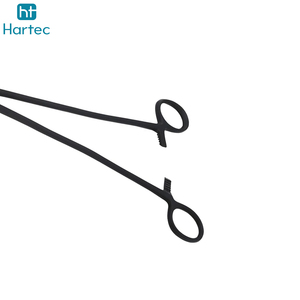 Pince de pêche extra longue noire mate en acier inoxydable à mâchoires droites, pince hémostatique à verrouillage pour l'extraction profonde des hameçons, équipement de pêche - Product Image 6