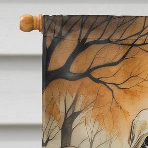 Momies Spooky Halloween Grand drapeau de maison en polyester Multicolor Porch Sleeve Pole Décorative Yard Banner Artwork Wall Hanging - Product Image 3