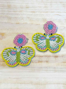 Joyería de moda clásica hecha a mano en India con cuentas de semillas multicolor bordadas para mujeres y niñas por MULTI CRAFT. - Product Image 2