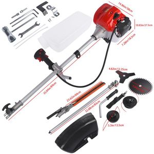 Decespugliatore 3-in-1 52CC a 2 Tempi con Funzioni di Tagliasiepi, Decespugliatore a Filo e Tagliaerba - Product Image 1