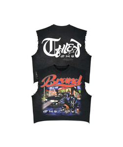 T-shirts Homme Oversize en Coton Lourd 300 GSM de Haute Qualité, Coupe Boxy, Impression DTG Personnalisée, Style Hip Hop, Étiquettes Tissées, Vente en Gros - Product Image 5