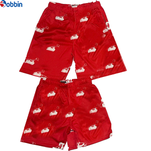 Pantalones Cortos de Baloncesto Personalizados, Nueva Llegada, Pantalones Cortos Deportivos para Hombre con Estampado Completo, Diseño de Logotipo por Sublimación, Pantalones Cortos de Baloncesto de Malla - Product Image 4