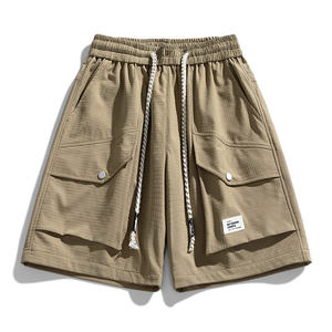 Summer Men's Sports and Casual Shorts, <b>Large</b> Size, Fast Drying, Comfortable, Versatile, Fashionable, Solid Men's Shorts - Product Image 4