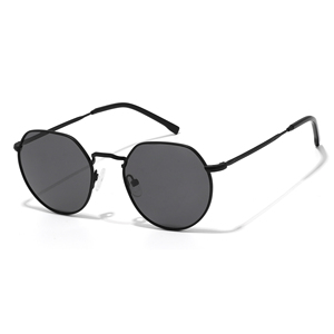 Gafas de sol redondas de metal polarizadas UV400, gafas de sol unisex de moda para uso diario al aire libre - Product Image 1