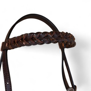 Factory Export Stainless Steel PU Leather Western Ring Headstall Fringe Breast Collar Matching Combo Multiple <b>Colours</b> Customize - Product Image 5