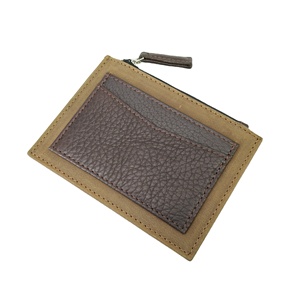 Genuine Leather <b>Wallets</b> For Women Coin Purse Clutch Chain Card Holder <b>RFID</b> Carteras el Hombre Mujer Slim Zipper Closure Branded - Product Image 1