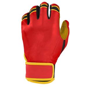 Guantes de Béisbol para Bateo con Cierre de Gancho y Bucle Impermeables, Personalizados con Logotipo a Color, para Mano Derecha, Talla XXL/XL, de Piel Cabretta - Product Image 5