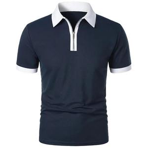 Solid Color Polo <b>Shirt</b> Short Sleeve Casual <b>Collared</b> <b>T</b> <b>Shirt</b> Comfortable Soft Fabric Daily Wear Apparel - Product Image 2