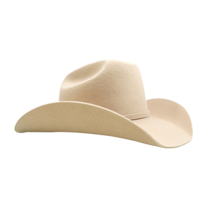 Sombrero de Vaquero a Rayas de Lana Beige, Unisex, Casual, de Ala Ancha, para Primavera/Verano, Playa, 56-58CM, 2026 - Product Image 5
