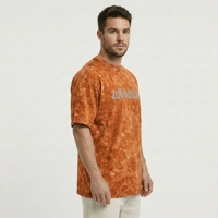 T-shirts Streetwear Personnalisés en Coton 100% Effet Délavé, Impression DTG DTF, Faible MOQ, Fournisseur en Gros, Fabricant de T-shirts Décontractés Oversize et Boxy