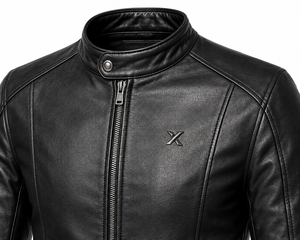 Veste de moto en cuir slim fit |   Adultes en hiver |   Noir Brun Rouge |   Fabricant OEM ODM |   Qualité de conception haut de gamme | - Product Image 4