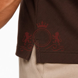 Exclusive Brown Polo Shirt Premium Comfort Soft Cotton Fabric <b>Classic</b> Fit Breathable Short Sleeve Fashion Wear - Product Image 5