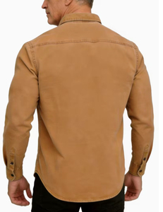 Chemises en jean en coton à manches longues de qualité supérieure, chemises en jean décontractées pour hommes - Product Image 6