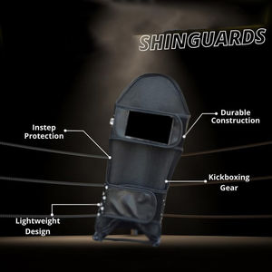 Espinilleras de Cuero Genuino para Muay Thai, MMA y Artes Marciales, Equipo de Entrenamiento y Sparring, Protección Adecuada, Logotipo Personalizado, ¡Gran Venta! - Product Image 2