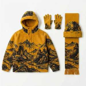 เสื้อแจ็คเก็ตขนแกะสำหรับผู้หญิง สีน้ำตาล แขนยาว มีฮู้ด ขนเฟอร์  แบบลำลอง  หนา  ระบายอากาศได้ดี เป็นมิตรกับสิ่งแวดล้อม  ติดกระดุมแถวเดียว เหมาะสำหรับฤดูหนาว - Product Image 3