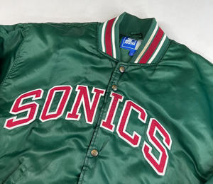 Custom College Embroidered Satin <b>Reversible</b> Bomber <b>Jacket</b> for Men-Waterproof Breathable Quick Dry Eco-Friendly with Custom Color - Product Image 3