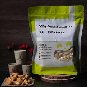 Premium Box Sealed Zipper Pack Organic 500g Vietnam White Roasted Cashew <b>Kernels</b> Wholesale Custom Grade Buttery Salty Flavor - Product Image 3