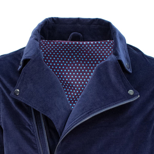 Chaqueta de Terciopelo para Hombre Estilo Real con Cuello Alto y Logotipo Frontal - Lujo, Elegante, Ajuste Delgado para Noche - Product Image 6
