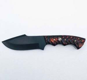 Handcrafted Black-Coated Tracker-<b>Profile</b> Craft <b>Tool</b> Carved Wood Handle Executive Display Piece - Product Image 6