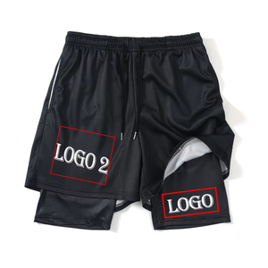 New Trendy <b>Mens</b> Gym Athletic Workout Jogger <b>Shorts</b> Sports Running <b>Shorts</b> with <b>Compression</b> Wholesale <b>Mens</b> Gym <b>Shorts</b> for <b>Men</b> Wear - Product Image 6
