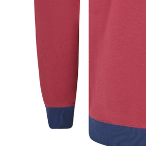 Sudadera de lana de algodón de rizo francés de invierno para hombre personalizada 300-500 GSM cuello redondo sólido hombro caído bordado ropa de calle - Product Image 5