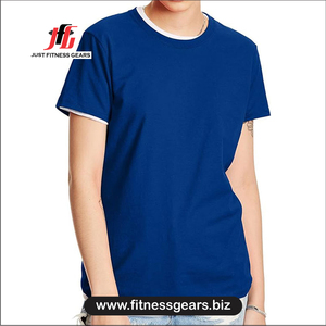 Just Fitness Gears Women's O-Neck Short Sleeve <b>T</b>-<b>Shirt</b> Solid Color Breathable Knitted Cotton Casual Wear Regular Fit - Product Image 1