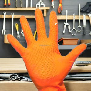 Guantes Desechables de Nitrilo con Textura de Diamante, Sin Polvo, Resistentes, Duraderos, Resistentes a los Productos Químicos, Adecuados para la Industria Automotriz - Product Image 2