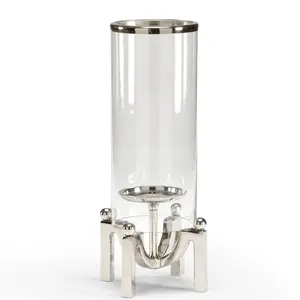 Portavelas Cuadrado de Hierro Hecho a Mano, Ecológico y Minimalista para Decoración Moderna del Hogar y Navidad, Zahid Exports - Product Image 4