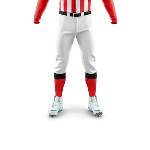 Ensemble de maillot de baseball unisexe blanc avec manches grises, impression personnalisée du nom de l'équipe, sangle réglable, polyester respirant, coupe classique, pour tous - Product Image 5